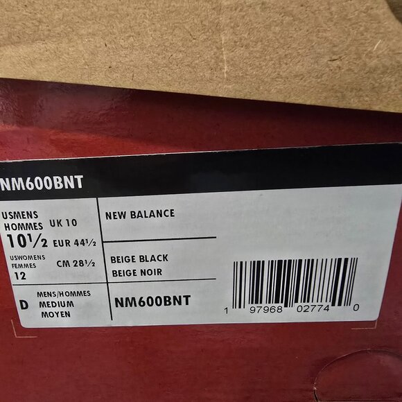 New Balance Numeric Men's Tom Knox 600 Incense Black NM600BNT SHOES SIZE 10.5 - Picture 10 of 15